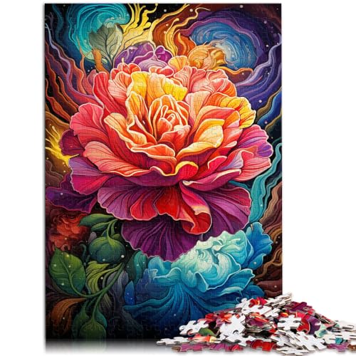 Puzzle für Erwachsene, 1000 Teile, Rosenmalerei, Lernspielzeug, Wichtelgeschenke, 26x38cm, für Teenager ab 14 Jahren von SYUNFEI