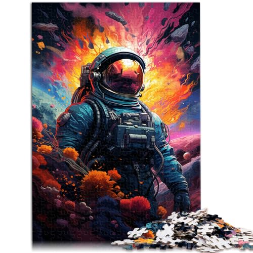 Puzzle zum Malen von Astronauten, 1000-teiliges Puzzle für Erwachsene und Kinder, 19.7 x29.5 Zoll Holzbrettpuzzle, interessante Puzzles zur Stressreduzierung Puzzle zum Malen von Astronauten, 1000-teiliges Puzzle für Erwachsene und Kinder, 19.7 x29.5 Zoll Holzbrettpuzzle, interessante Puzzles zur Stressreduzierung von SYUNFEI