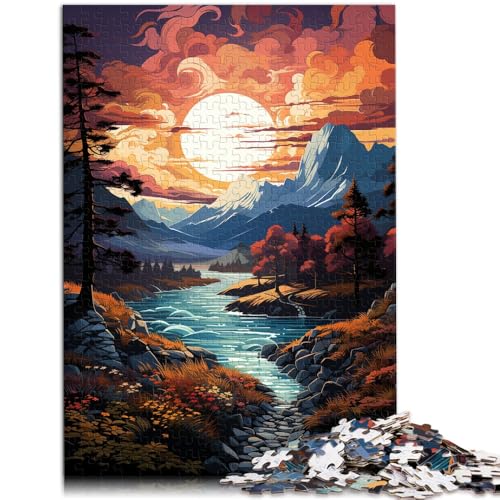 1000-teiliges Puzzle für Erwachsene, Vierwaldstättersee, Familienunterhaltungsspielzeug, Weihnachtspuzzlegeschenke,38x52cm, für Teenager ab 14 Jahren von SYUNFEI