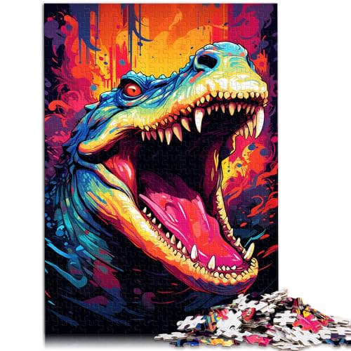 2000-teiliges Puzzle für Erwachsene, Farbmalerei, Krokodil, Quizspiel, tolles Geschenk für die ganze Familie, 70 x 100 cm, für 14-Jährige von SYUNFEI