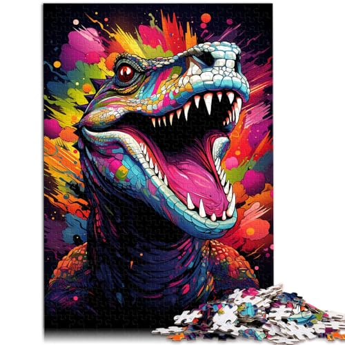 Puzzle 1000 Teile für Erwachsene, Malen, Krokodil, Lernspielzeug, Geburtstagsgeschenk, Geschenke, 19,7 x 29,5 Zoll, für Teenager ab 14 Jahren Puzzle 1000 Teile für Erwachsene, Malen, Krokodil, Lernspielzeug, Geburtstagsgeschenk, Geschenke, 19,7 x 29,5 Zoll, für Teenager ab 14 Jahren von SYUNFEI