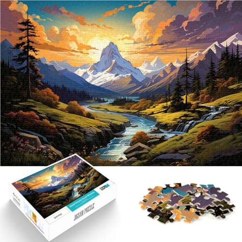 Puzzle mit 2000 Teilen für Erwachsene, Schweizer Alpen, Stressabbau-Spielzeug, Herausforderung für die Gehirnintelligenz, süchtig machendes Spielzeug, 70 x 100 cm, Puzzle mit 2000 Teilen für Erwachsene, Schweizer Alpen, Stressabbau-Spielzeug, Herausforderung für die Gehirnintelligenz, süchtig machendes Spielzeug, 70 x 100 cm, von SYUNFEI