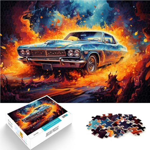 Puzzle für Erwachsene, 1000 Teile, farbenfrohe Sportwagenkunst, anspruchsvolle Spielgeschenke, tolles Geschenk für Spiele,38x52cm, Puzzle für Erwachsene, 1000 Teile, farbenfrohe Sportwagenkunst, anspruchsvolle Spielgeschenke, tolles Geschenk für Spiele,38x52cm, von SYUNFEI