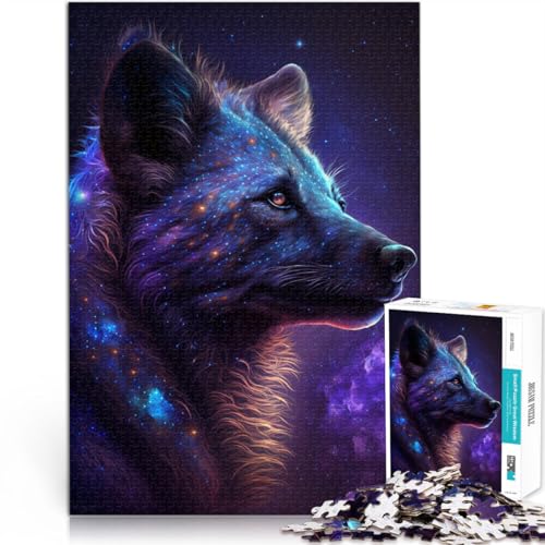 Puzzle für Erwachsene, 2000 Teile, Galaxie, Afrikanische Hyäne, anspruchsvolles Spiel, Puzzle, tolles Geschenk für Spiele, 27,56 x 39,37 Zoll, für Teenager ab 14 Jahren von SYUNFEI