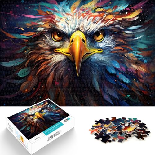 Puzzle mit 1000 Teilen für Erwachsene, farbenfrohes Adler-Mal-Lernspielzeug, Geburtstagsgeschenk, Geschenke,38x52cm, geeignet für Jugendliche ab 14 Jahren Puzzle mit 1000 Teilen für Erwachsene, farbenfrohes Adler-Mal-Lernspielzeug, Geburtstagsgeschenk, Geschenke,38x52cm, geeignet für Jugendliche ab 14 Jahren von SYUNFEI