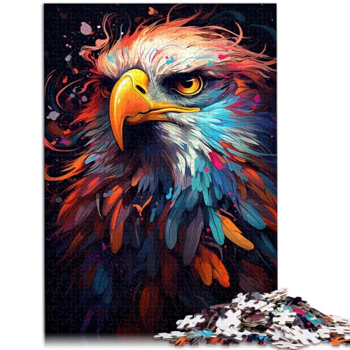Puzzle 1000 Teile für Erwachsene, Art Eagle, Stressabbau-Spielzeug, hilft dem Gehirn, süchtig machendes Spielzeug zu trainieren, um Geduld zu fördern, 14,96 Zoll x 20,47 Zoll von SYUNFEI
