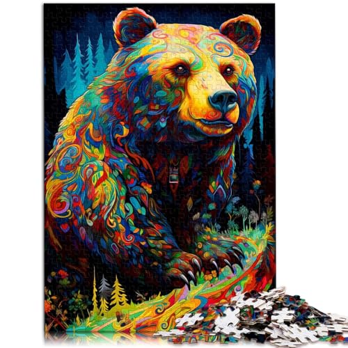 1000-teiliges Puzzle für Erwachsene, Bärenposter, Krawatten, ROSI Displate, lustige Spiele für die ganze Familie, tolles Geschenk für Spiele,38x52cm, für Teenager ab 14 Jahren 1000-teiliges Puzzle für Erwachsene, Bärenposter, Krawatten, ROSI Displate, lustige Spiele für die ganze Familie, tolles Geschenk für Spiele,38x52cm, für Teenager ab 14 Jahren von SYUNFEI