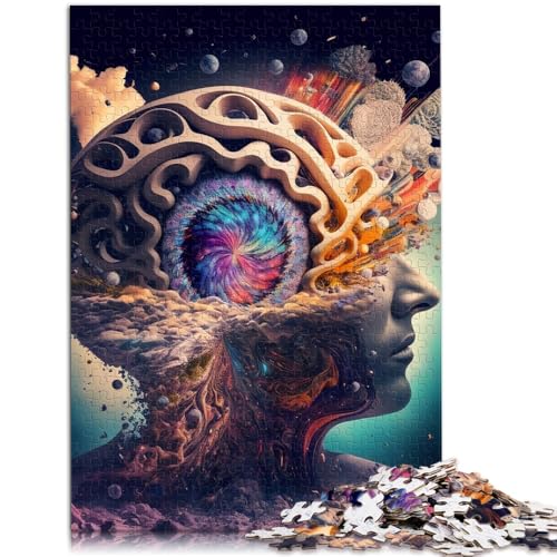 Puzzle für Erwachsene, 1000 Teile, Brain Art, Spiele, Spielzeug, Geschenk, ganze Familie, 26x38cm, geeignet für Kinder und Jugendliche ab 14 Jahren von SYUNFEI
