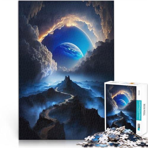 Puzzle für Erwachsene, 1000 Teile, kosmisches Schwarzes Loch, Quizspiel, Wanddekoration, einzigartige Geburtstags, 14,96 x 20,47 Zoll Puzzle für Erwachsene, 1000 Teile, kosmisches Schwarzes Loch, Quizspiel, Wanddekoration, einzigartige Geburtstags, 14,96 x 20,47 Zoll von SYUNFEI