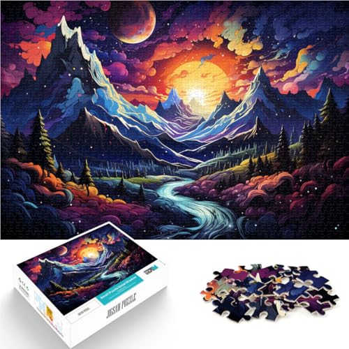 Puzzle 1000 Teile für Erwachsene, farbenfrohes Zermatt-Spielzeug zum Stressabbau, Herausforderung für die Intelligenz des Gehirns, süchtig machendes Spielzeug,38x52cm Puzzle 1000 Teile für Erwachsene, farbenfrohes Zermatt-Spielzeug zum Stressabbau, Herausforderung für die Intelligenz des Gehirns, süchtig machendes Spielzeug,38x52cm von SYUNFEI