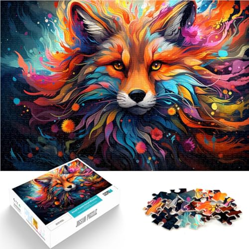 Puzzle für Erwachsene, 2000 Teile, Farbfuchs-Quizspiel, 27,56 x 39,37 Zoll, tolles Geschenk für die ganze Familie, für Teenager ab 14 Jahren von SYUNFEI