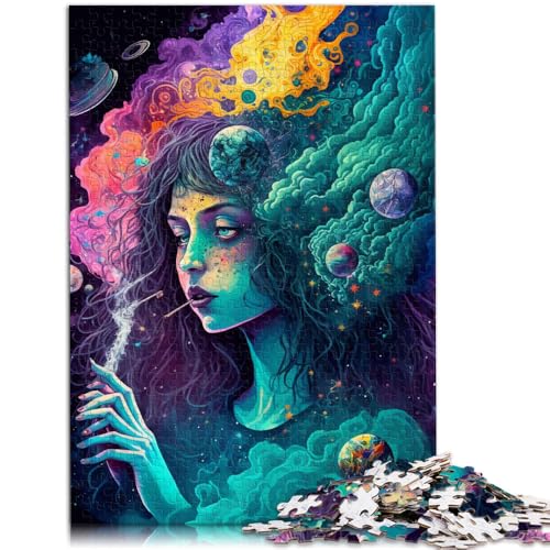 2000-teiliges Puzzle für Erwachsene, Cosmic High, Heimdekorations-Puzzle mit vollständig ineinander greifenden, zufällig geformten Teilen, 27,56 Zoll x 39,37 Zoll von SYUNFEI