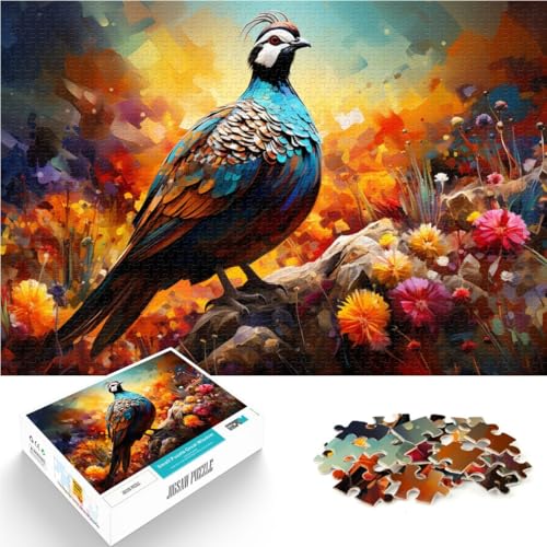 Puzzles Erwachsene, Geschenke, Wachtel, 2000-teiliges Puzzle, Lernspiele, 27.56 x39.37 po, Graukartenpuzzles Erwachsene und Kinder ab 14 Jahren, einzigartige Geburtstags von SYUNFEI