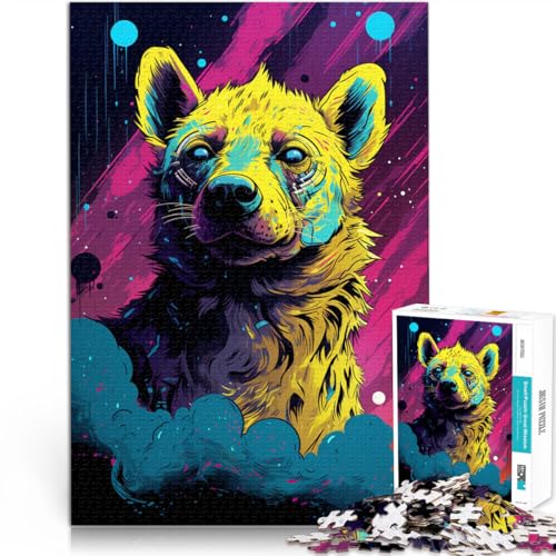Puzzle für Erwachsene, 2000 Teile, Afrikanische Hyäne, Familienspaß-Puzzle, Herausforderung für die Gehirnintelligenz, süchtig machendes Spielzeug, 70 x 100 cm, von SYUNFEI