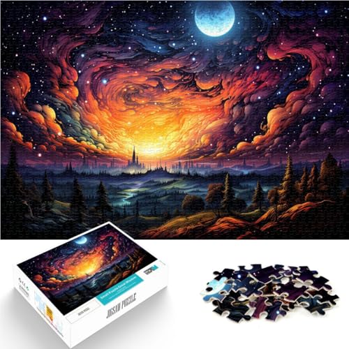 2000-teiliges Puzzle für Erwachsene, von Nachmittag bis Abend, Spielzeug, Denkspiel, Weihnachtspuzzle, Geschenke, 27,56 x 39,37 Zoll, 2000-teiliges Puzzle für Erwachsene, von Nachmittag bis Abend, Spielzeug, Denkspiel, Weihnachtspuzzle, Geschenke, 27,56 x 39,37 Zoll, von SYUNFEI