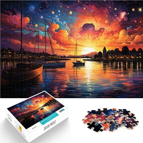 Puzzles Erwachsene und Kinder, Hafen von Oslo, 1000 Teile, Puzzle Erwachsene, 50 x 75 cm, Holzbrettpuzzles Erwachsene, Kinder ab 14 Jahren, Geburtstagsgeschenk, Geschenke Erwachsene Puzzles Erwachsene und Kinder, Hafen von Oslo, 1000 Teile, Puzzle Erwachsene, 50 x 75 cm, Holzbrettpuzzles Erwachsene, Kinder ab 14 Jahren, Geburtstagsgeschenk, Geschenke Erwachsene von SYUNFEI
