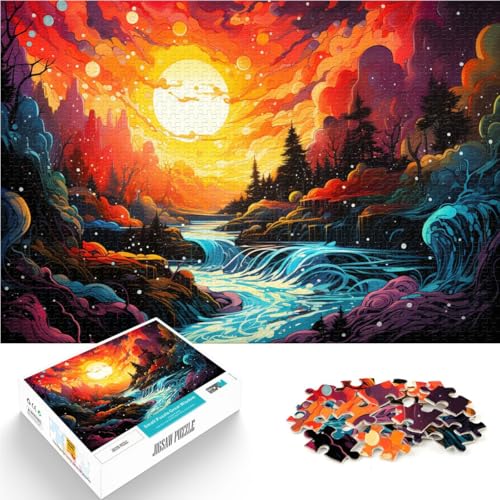 Puzzle für Erwachsene, 2000 Teile, Landschaft, Lernspielzeug, ganze Familie, 70 x 100 cm, für 14-Jährige von SYUNFEI