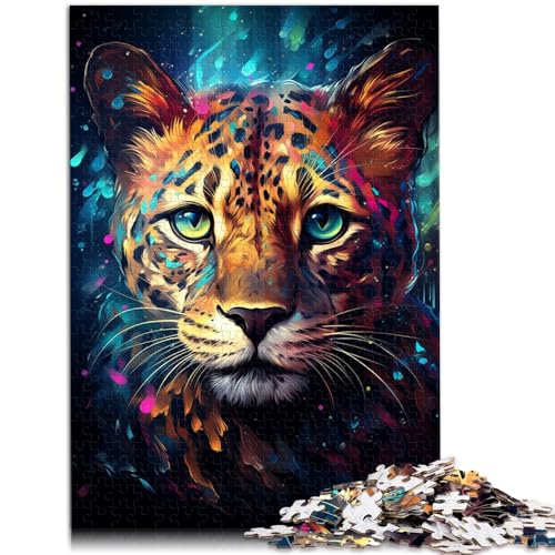 Puzzle für Erwachsene, 2000 Teile, der süße kleine kosmische Leopard, Quizspiel, Eltern-Kind-Interaktion, 27,56 x 39,37 Zoll, für Teenager ab 14 Jahren von SYUNFEI