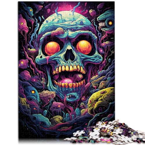 Puzzle für Erwachsene, 2000 Teile, Totenkopf, Lernspiele für Zuhause, DIY-Spielzeug, Lernspiel für Geburtstag, Weihnachten, 27,56 x 39,37 Zoll, für 14-Jährige von SYUNFEI