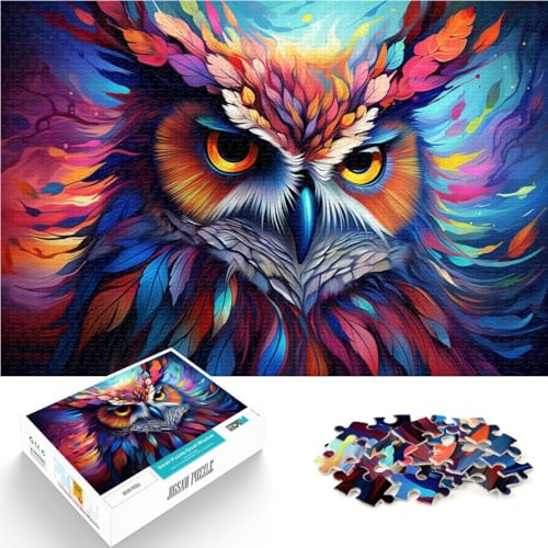 Puzzle 2000 Teile für Erwachsene, Eule, entspannendes, intellektuelles Lernspielzeug, trainieren Sie Ihr Gehirn und Ihre Hände, 70 x 100 cm, für Teenager ab 14 Jahren von SYUNFEI