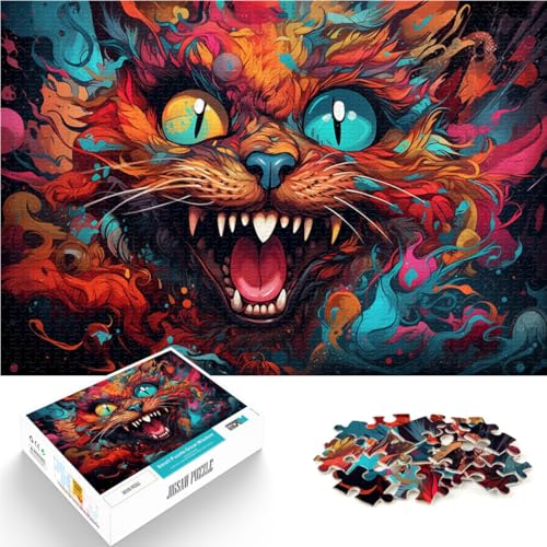 Puzzle für Erwachsene, 2000 Teile, Katzen-Puzzle, anspruchsvolles Spiel, ganze Familie, 70 x 100 cm, für Teenager ab 14 Jahren von SYUNFEI