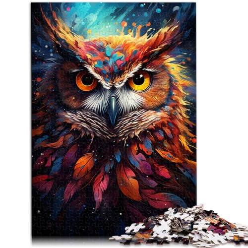 Puzzle für Erwachsene, 1000 Teile, galaktische Eule, Lernpuzzle, Wichtelgeschenke,50x75cm, für Jugendliche ab 14 Jahren Puzzle für Erwachsene, 1000 Teile, galaktische Eule, Lernpuzzle, Wichtelgeschenke,50x75cm, für Jugendliche ab 14 Jahren von SYUNFEI