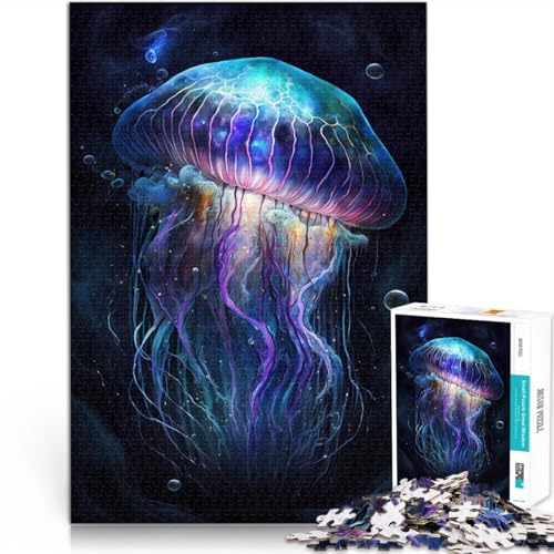 Puzzle mit 1000 Teilen für Erwachsene, Galaxien, Quallen, Lernspielzeug für die Heimdekoration, 50 x 75 cm, für Teenager ab 14 Jahren von SYUNFEI