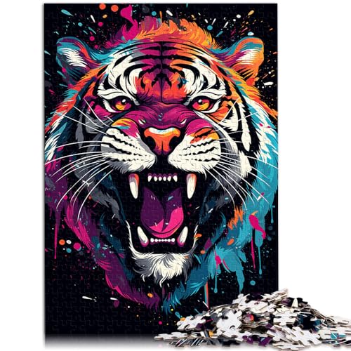 2000-teiliges Puzzle für Erwachsene, Tiger-Quizspiel, Familienspiel, Stressabbau, schwieriges Herausforderungspuzzle, 27,56 x 39,37 Zoll, für Teenager ab 14 Jahren 2000-teiliges Puzzle für Erwachsene, Tiger-Quizspiel, Familienspiel, Stressabbau, schwieriges Herausforderungspuzzle, 27,56 x 39,37 Zoll, für Teenager ab 14 Jahren von SYUNFEI