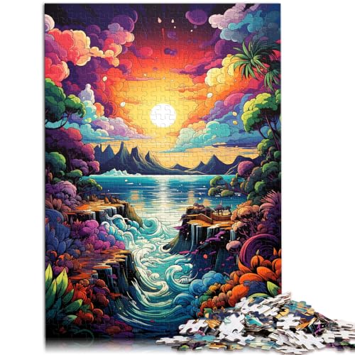 Puzzles Galaxy Snowy Mountains, 1000 Teile, Puzzle, 50 x 75 cm, Holzbrettpuzzle für Erwachsene und Kinder ab 14 Jahren. Genießen Sie Spiele für Erwachsene von SYUNFEI