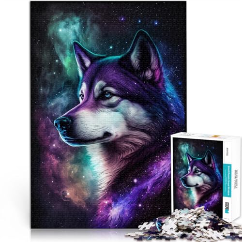 1000-teiliges Puzzle für Erwachsene. Galaxy Art Husky-Lernspielzeug eignet ganze Familie. 19,7 x 29,5 Zoll von SYUNFEI
