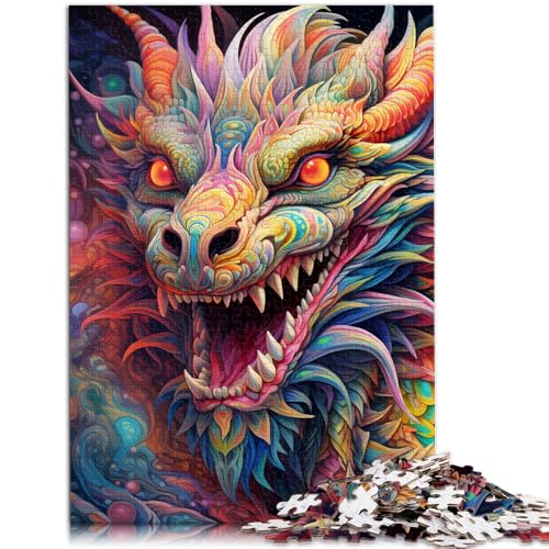 Puzzles Kinder, Kunst, Fliegende Drachen, Puzzles Erwachsene, 1000 Stück, 50 x 75 cm, Holzbrettpuzzles Erwachsene und Kinder ab 14 Jahren, Familienspiele, Weihnachts- und Geburtstagsgeschenke Puzzles Kinder, Kunst, Fliegende Drachen, Puzzles Erwachsene, 1000 Stück, 50 x 75 cm, Holzbrettpuzzles Erwachsene und Kinder ab 14 Jahren, Familienspiele, Weihnachts- und Geburtstagsgeschenke von SYUNFEI
