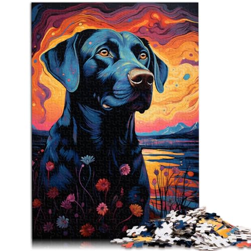 Puzzle 2000 Teile für Erwachsene, Leuchtend buntes Labrador-Spielzeug zum Stressabbau, zum Stressabbau, zum Zeitvertreib zu Hause, 70 x 100 cm von SYUNFEI