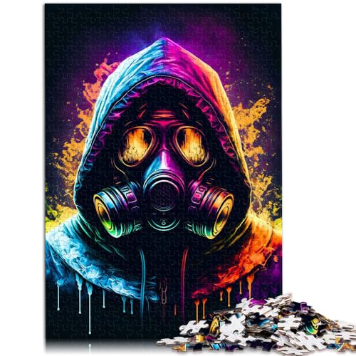 Puzzle Erwachsene, 1000 Teile, Masked Games, Spielzeug, Geschenk. Helfen Sie dem Gehirn, süchtig machendes Spielzeug zu trainieren und Geduld zu entwickeln. 14,96 Zoll x 20,47 Zoll von SYUNFEI