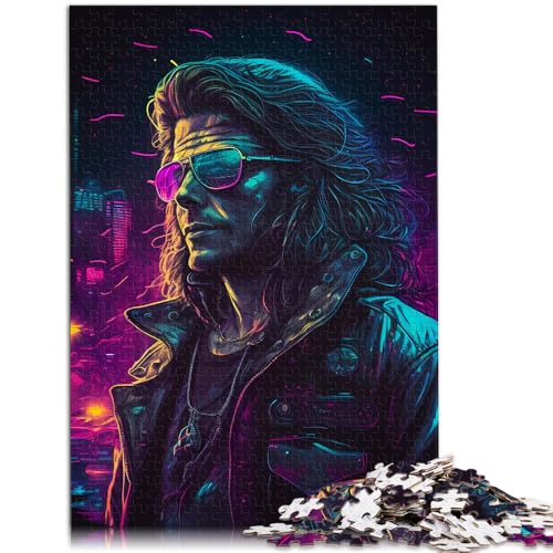 Puzzle 1000 Teile Erwachsene, Metalhead-Spielzeug zum Stressabbau. Hilft dem Gehirn, süchtig machendes Spielzeug zu trainieren und Geduld zu fördern. 10,27 Zoll x 14,96 Zoll von SYUNFEI