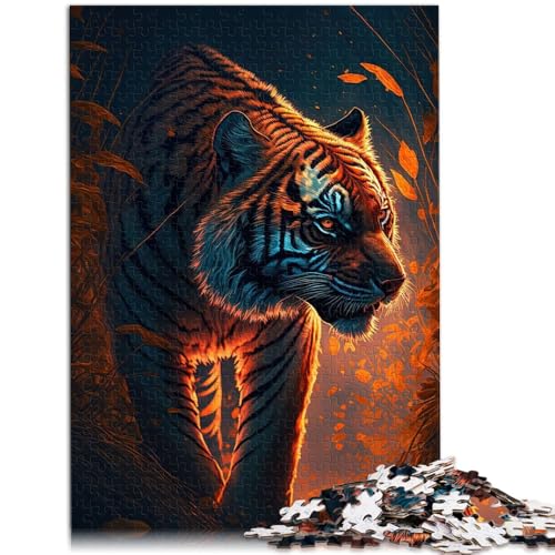 Puzzle mit 1000 Teilen für Erwachsene, Neontiger, Stressabbau-Spielzeug, Herausforderung für die Gehirnintelligenz, süchtig machendes Spielzeug, 50 x 75 cm, Puzzle mit 1000 Teilen für Erwachsene, Neontiger, Stressabbau-Spielzeug, Herausforderung für die Gehirnintelligenz, süchtig machendes Spielzeug, 50 x 75 cm, von SYUNFEI