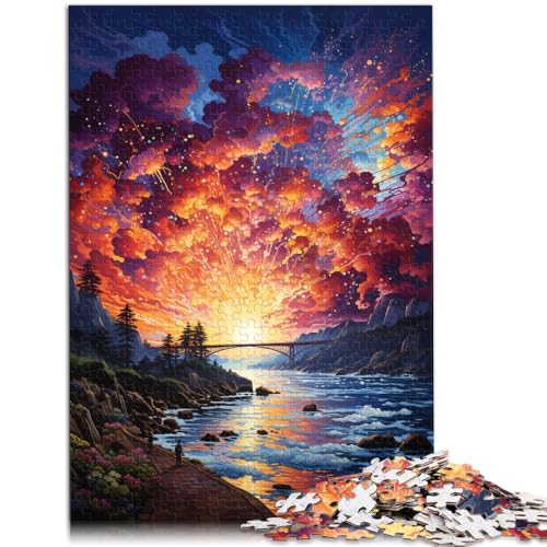 1000-teiliges Puzzle für Erwachsene, Ozeanbrücke, Malen, Lernspielzeug, tolle Geschenke für Weihnachten, 26x38cm, geeignet für Jugendliche ab 14 Jahren 1000-teiliges Puzzle für Erwachsene, Ozeanbrücke, Malen, Lernspielzeug, tolle Geschenke für Weihnachten, 26x38cm, geeignet für Jugendliche ab 14 Jahren von SYUNFEI
