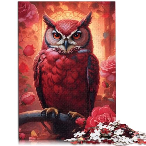 1000-teiliges Puzzle für Erwachsene, Roseneulen-Quizspiel, jedes Teil ist einzigartig – anspruchsvolles Familienspiel, 50 x 75 cm, für Teenager ab 14 Jahren 1000-teiliges Puzzle für Erwachsene, Roseneulen-Quizspiel, jedes Teil ist einzigartig – anspruchsvolles Familienspiel, 50 x 75 cm, für Teenager ab 14 Jahren von SYUNFEI
