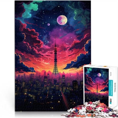 Puzzle für Erwachsene, 1000 Teile, Tokio, Japan, Lernspielzeug, ganze Familie, 50 x 75 cm, für 14-Jährige Puzzle für Erwachsene, 1000 Teile, Tokio, Japan, Lernspielzeug, ganze Familie, 50 x 75 cm, für 14-Jährige von SYUNFEI