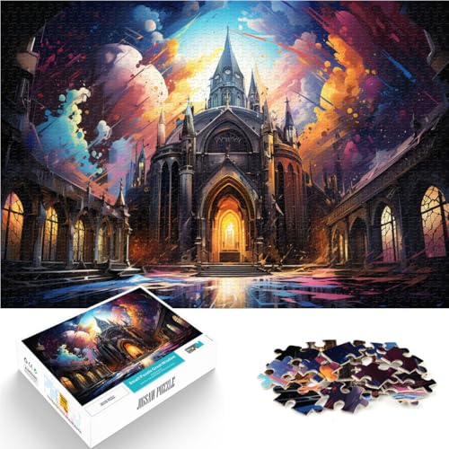 Puzzle für Erwachsene, 2000 Teile, Turku-Kathedrale, anspruchsvolles Spiel, Puzzle zum Stressabbau, 70 x 100 cm, für Teenager ab 14 Jahren von SYUNFEI