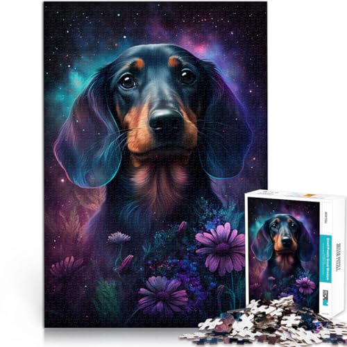 Puzzle für Erwachsene, 1000 Teile, Weltraumtier-Dackel, Lernpuzzle, Wichtelgeschenke,38x52cm, für Teenager ab 14 Jahren Puzzle für Erwachsene, 1000 Teile, Weltraumtier-Dackel, Lernpuzzle, Wichtelgeschenke,38x52cm, für Teenager ab 14 Jahren von SYUNFEI