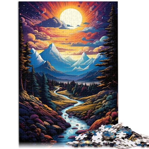 1000-teiliges Puzzle für Erwachsene, ätherische Landschaften, Lernspielzeug, 26x38cm, für Teenager ab 14 Jahren von SYUNFEI