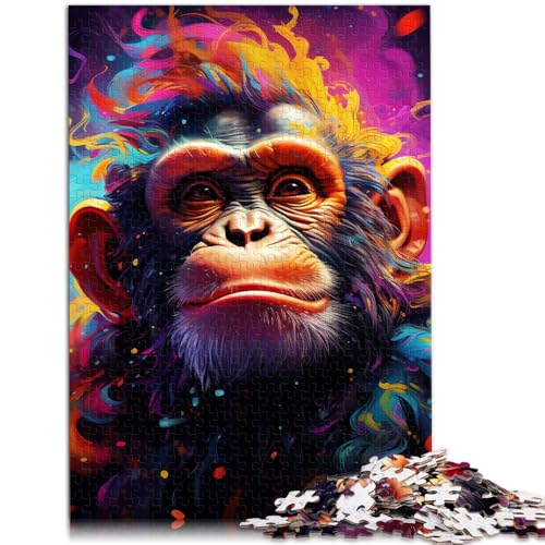 Puzzle für Erwachsene 1000 Teile Art Monkey Learning Lernspielzeug Familienspiele 10,27 Zoll x 14,96 Zoll Geburtstagsgeschenk, Geschenke Puzzle für Erwachsene 1000 Teile Art Monkey Learning Lernspielzeug Familienspiele 10,27 Zoll x 14,96 Zoll Geburtstagsgeschenk, Geschenke von SYUNFEI