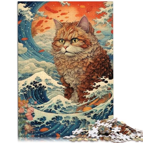 Puzzle für Erwachsene, 1000 Teile, Kunstkatzenspielzeug, Denkspiel, 26 x 38cm, anspruchsvoll zu vervollständigen, Aber lustig Puzzle für Erwachsene, 1000 Teile, Kunstkatzenspielzeug, Denkspiel, 26 x 38cm, anspruchsvoll zu vervollständigen, Aber lustig von SYUNFEI
