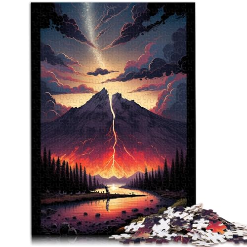 Puzzles for Adults Yellowstone National Park, USA Jigsaw Puzzle for Adults 1000 Pieces 10.27 in x 14.96 in Cardboard Puzzles Jigsaw Puzzle - Challenging Game von SYUNFEI