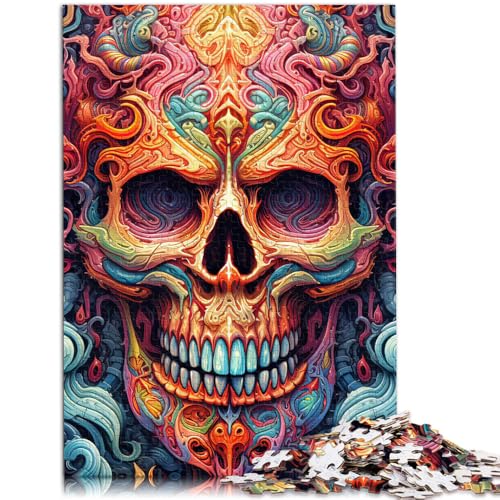 Puzzle für Erwachsene, 1000 Teile, buntes Totenkopf-Quizspiel, ganze Familie, 26x38cm, für 14-Jährige von SYUNFEI