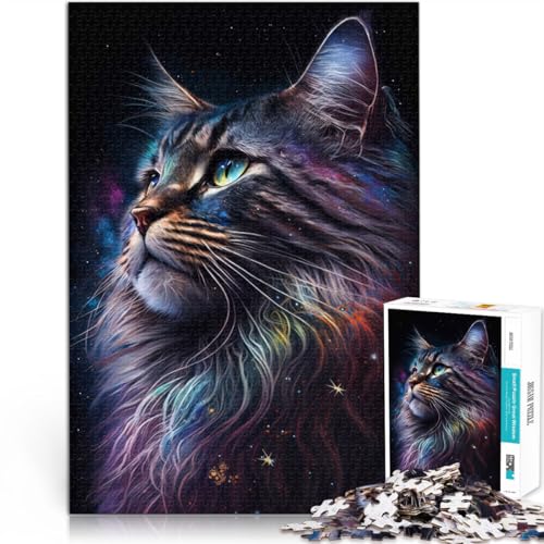 Puzzle für Erwachsene, 1000 Teile, Fantasy-Dschungel-Leopard-Quizspiel, 10,27 x 14,96 Zoll. Fördert die Liebe zwischen Paaren. Geeignet für Kinder und Jugendliche ab 14 Jahren. von SYUNFEI