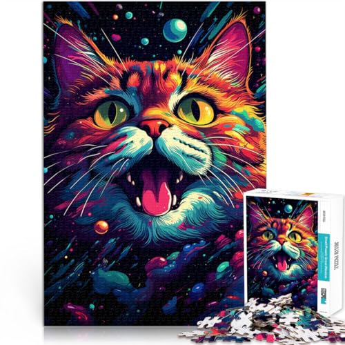Puzzles für Art Cat, 1000-teiliges Puzzlespiel, 19.7 x29.5 ZollZoll, Holzbrettpuzzle, geeignet für Erwachsene und Kinder über 14 Jahre, Weihnachts- und Geburtstagsgeschenke Puzzles für Art Cat, 1000-teiliges Puzzlespiel, 19.7 x29.5 ZollZoll, Holzbrettpuzzle, geeignet für Erwachsene und Kinder über 14 Jahre, Weihnachts- und Geburtstagsgeschenke von SYUNFEI