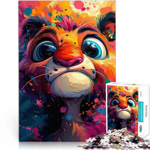 Puzzles für Cosmic Cat Puzzles 1000 Teile für Erwachsene 10,27 in x 14,96 in Holzbrettpuzzles für Erwachsene und Kinder ab 14 Jahren als Geschenke für die ganze Familie und die von SYUNFEI