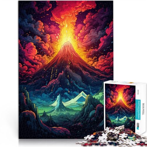 Puzzle für Erwachsene, 2000 Teile, Vulkan, Lernspielzeug, Lernspiel für Geburtstag, Weihnachten, 70 x 100 cm, für Teenager ab 14 Jahren Puzzle für Erwachsene, 2000 Teile, Vulkan, Lernspielzeug, Lernspiel für Geburtstag, Weihnachten, 70 x 100 cm, für Teenager ab 14 Jahren von SYUNFEI