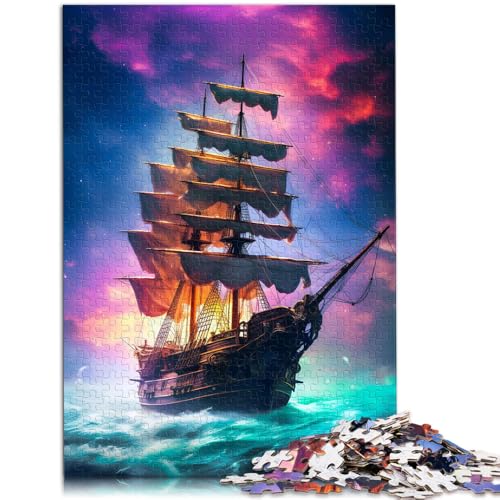 Puzzle 1000 Teile für Erwachsene. Erstaunliches Piratenschiff-Spielspielzeug. Anspruchsvolles Puzzlespiel und Familienspiel. 14,96 x 20,47 Zoll für 14-Jährige Puzzle 1000 Teile für Erwachsene. Erstaunliches Piratenschiff-Spielspielzeug. Anspruchsvolles Puzzlespiel und Familienspiel. 14,96 x 20,47 Zoll für 14-Jährige von SYUNFEI